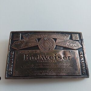 Vintage Budweiser Belt Buckle
